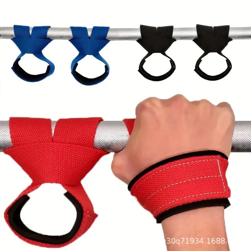 Cinghie da polso per palestra Power Grip Powerlifting Cross Training Figura 8 Cinghie per sollevamento pesi