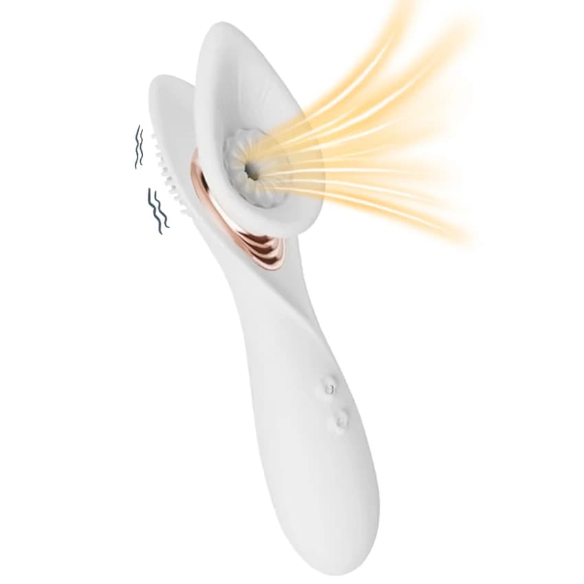 2 in 1 vibratore per succhiare sottovuoto per le donne giocattoli del sesso stimolatore del clitoride capezzolo ventosa potente vibrazione masturbatore prodotto per adulti