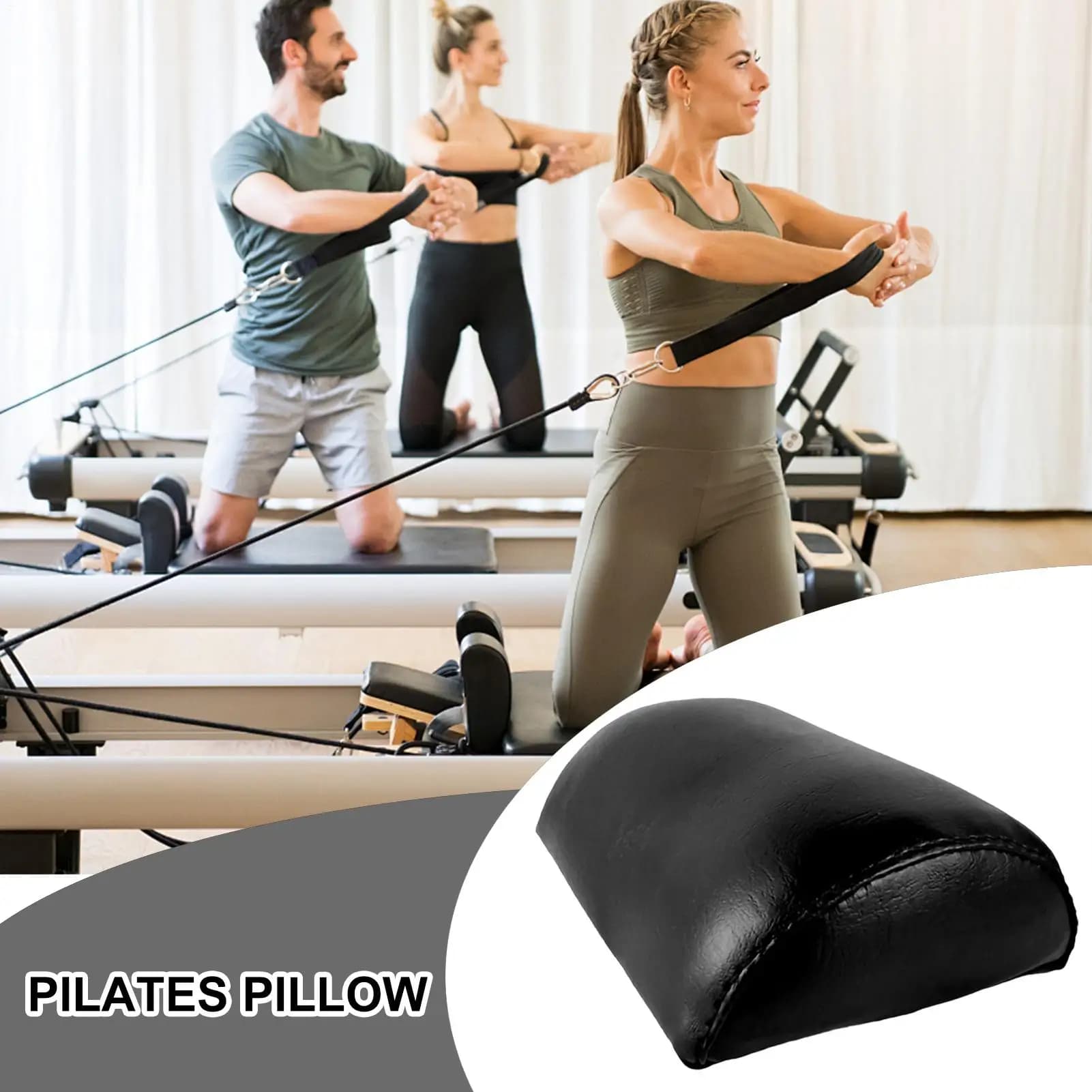 Cuscino per Pilates, Supporto per la Testa Ergonomico e Confortevole, Poggiatesta per Allenamento, per Casa, Soggiorno, Tappetino Yoga