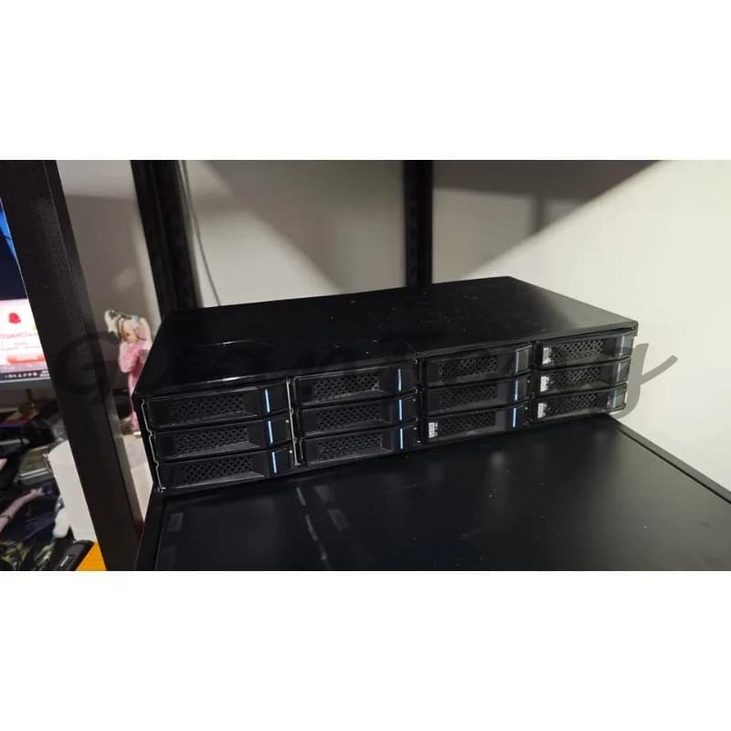 Enclosure per 12 dischi rigidi 12G per espansione di archiviazione esterna JBOD, backplane 12G per accessori server NAS