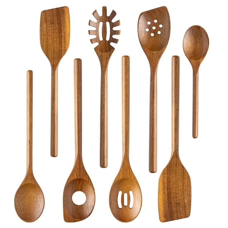 High Temperature Resistant Rosewood Kitchen Spatula Kitchen Maid Cooking Tool Non-stick pan for frying Dining set Wooden kitchen spoon