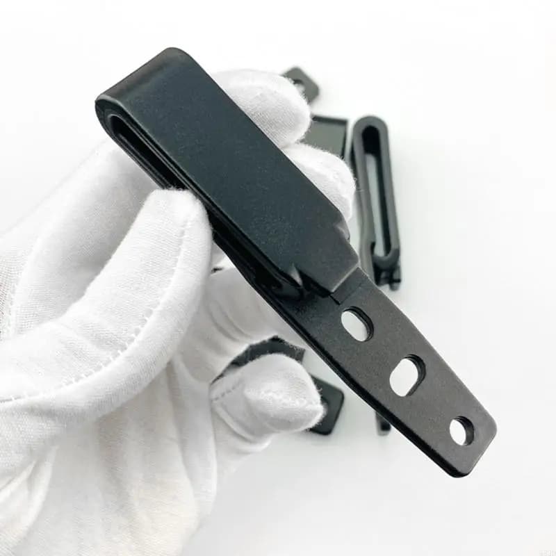 KYDEX IWB Rhinestone Clip, Recessed Belt Clip, D Ring for Exterior (Cintura/Schiena) - Nylon Material, with Tool Kit for Screwing