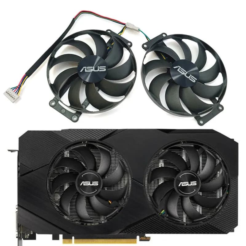 Nuovo 1 lotto FDC10H12S9-C T129215SU GTX 1660, ventola GPU RTX 2060, per ventola di raffreddamento per scheda Video ASUS RTX 2060 2070, GTX 1660 1660TI DUAL EVO