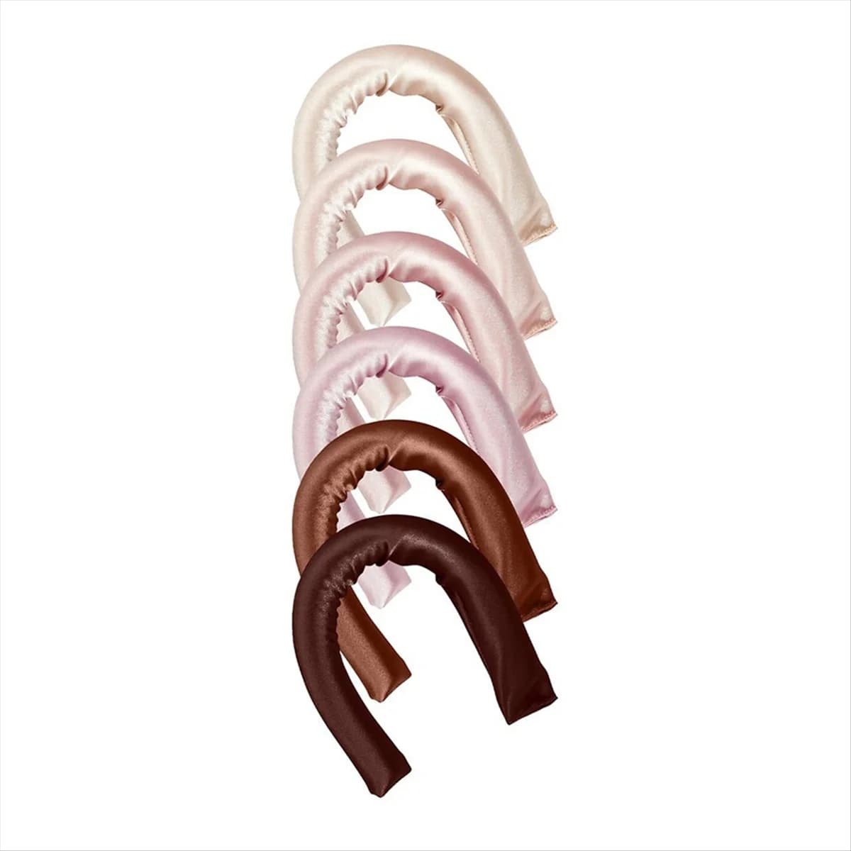 tools for curling hair iron set 6 color rubber curling tool for curling the hair in the box used