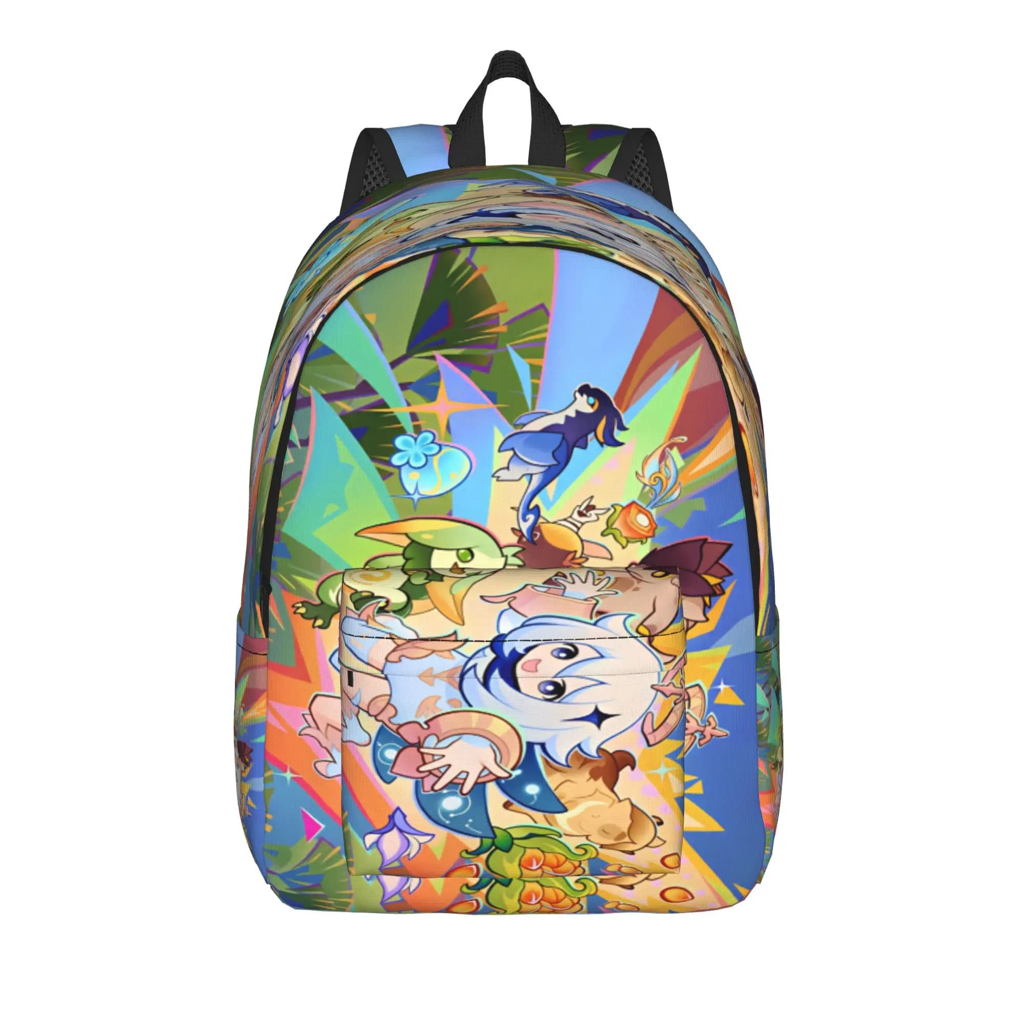 Genshin Impact Backpack Game Character College Backpacks Women Men High Quality Lightweight School Bags Kawaii Rucksack