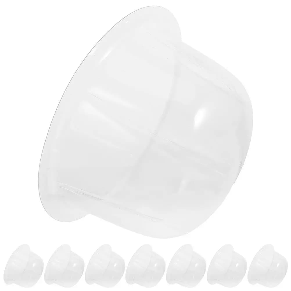 8Pcs Plastic Dome Hat Holder Round Brimless Cap Storage Rack Space Saving Hat Stand Support for Home Office Store Display