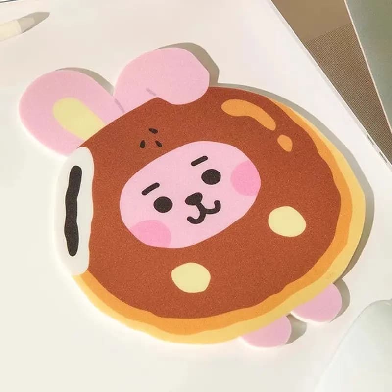 BT21 Cartoon Baking Bakery Series Mouse Pad Creative Game Office Computer Desk Mat Anti-Slip Character Souvenirs 2026