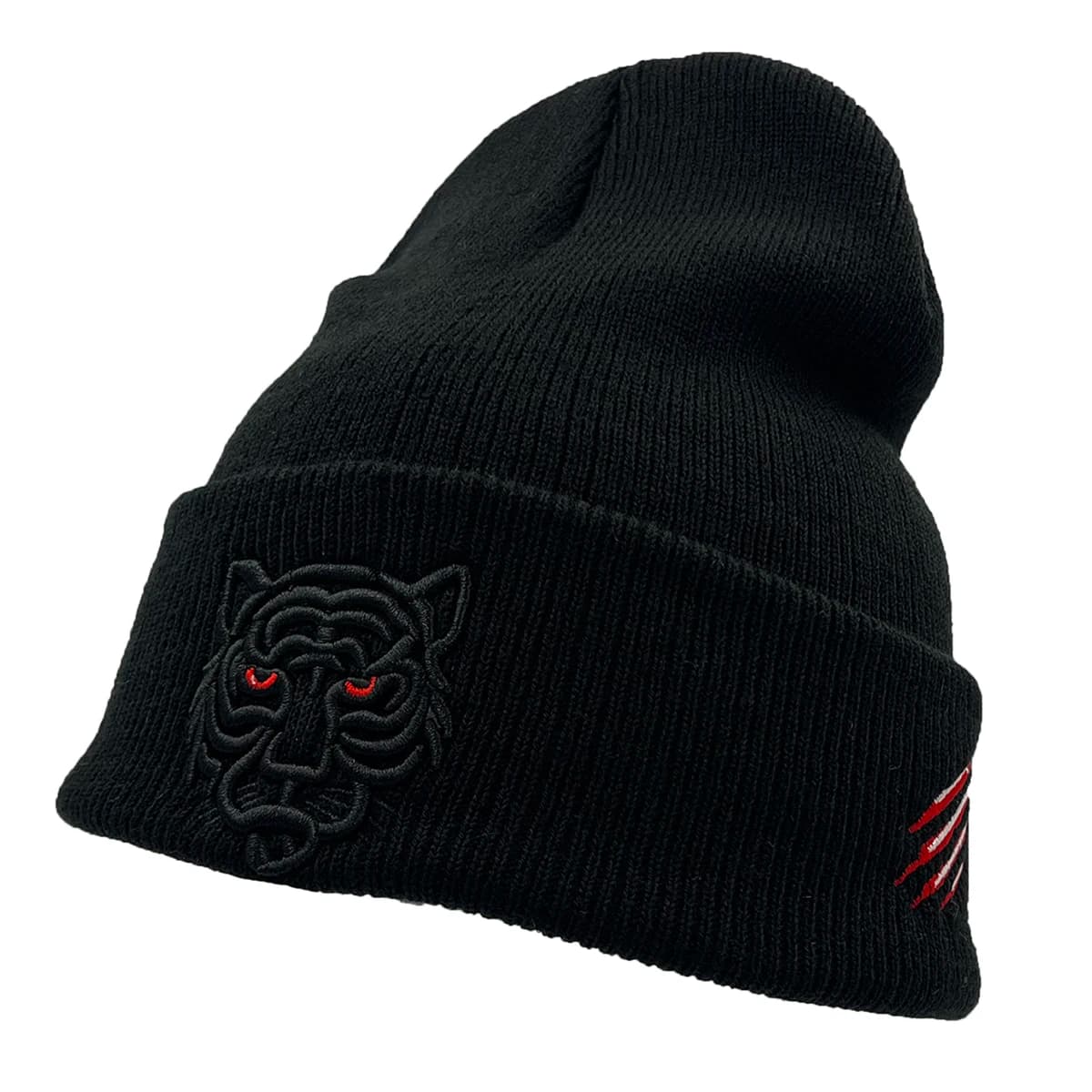 Inverno 3D ricamato testa di tigre berretti da uomo cappello romanzo cappello lavorato a maglia caldo all'aperto da donna cappello da sci di strada di moda berretto teschio