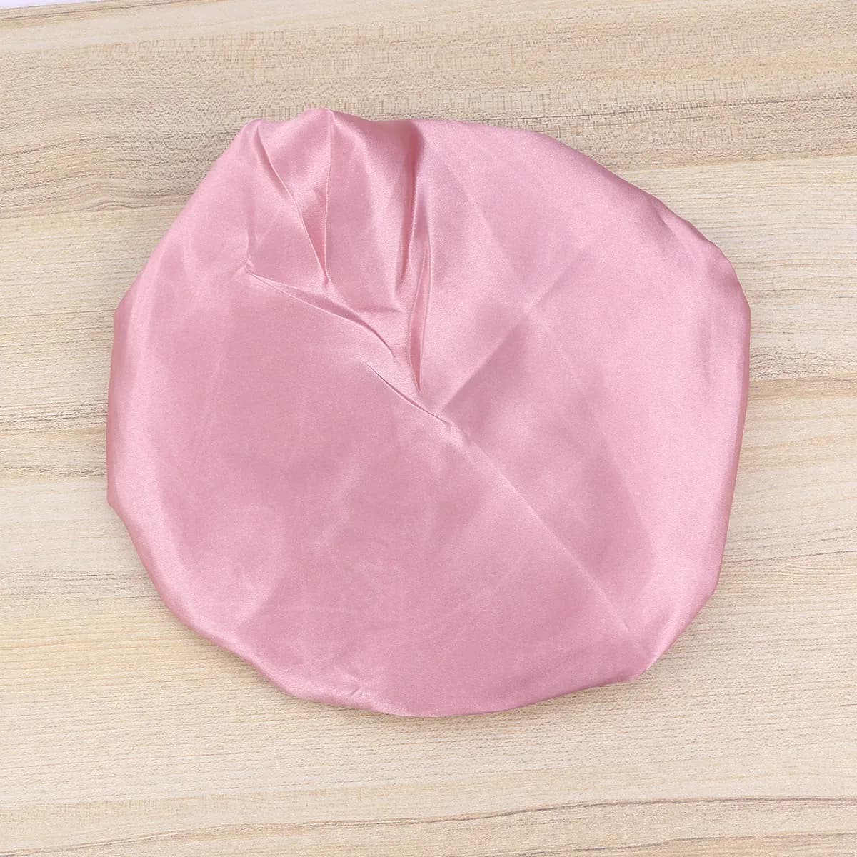 1Pcs Thickened Double Layer Waterproof Shower Cap for Women Men Reusable Soft Elastic Bath Hat Foldable Lightweight Spa Makeup