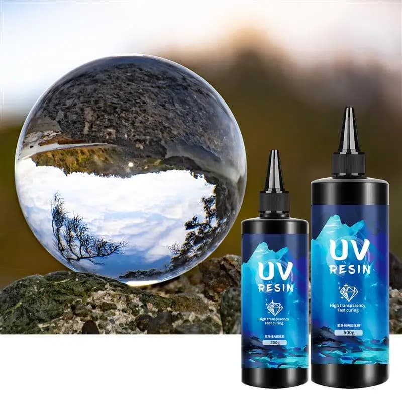 Liquid Thin UV Resin Glue Crystal Clear Ultraviolet Curing Epoxy Resin UV Glue DIY Resin Crafts Jewelry Accessories Making Tool