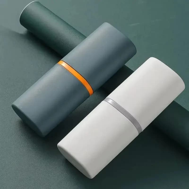 Bathroom Travel Toothbrush Storage Case, Portable Multifunctional Toothbrush Stand Holder, Dust Cover Toothbrush Container