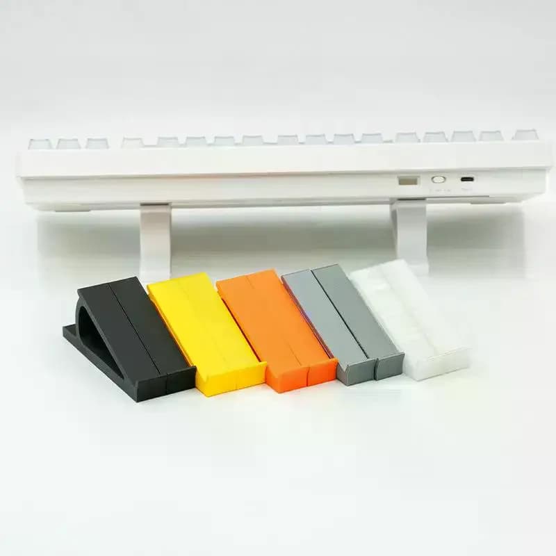 Portable keyboard support, 1 pair, plastic, to raise your computer keyboard, monitor support with adjustable angle, office and home