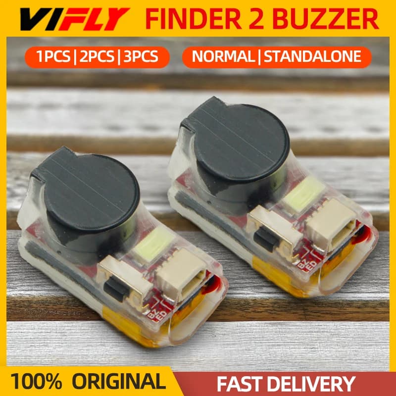 1PCS VIFLY Finder 2 V2 Buzzer Tracker Lost Model Beeper Alarm Built-in battery for RC Aircraft FPV Drone Quadcopter