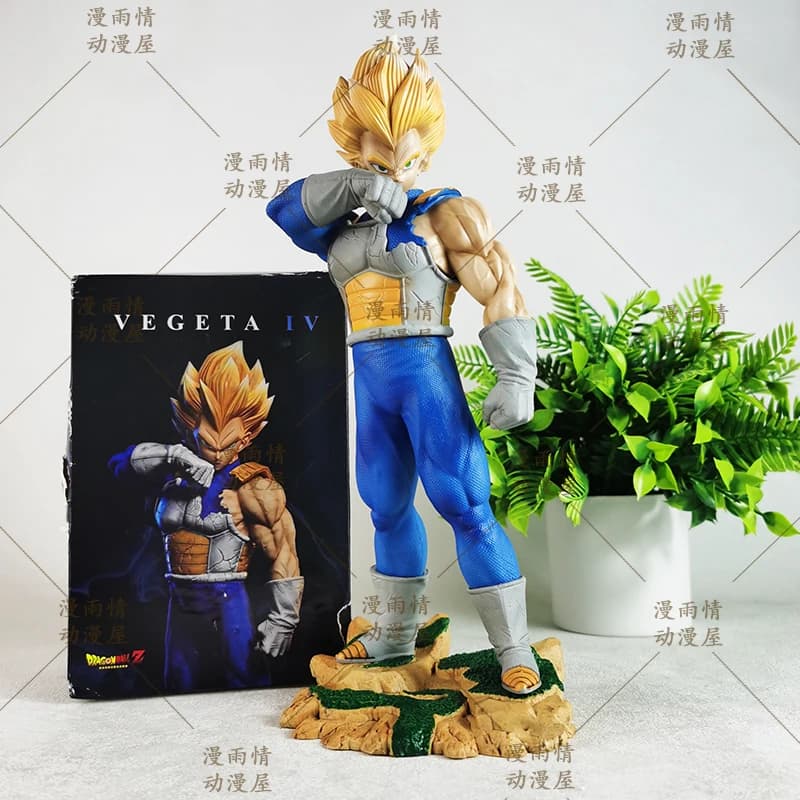 27 cm Dragon Ball Anime Figura Gk Evolution Super Saiyan Vegeta Action Figure Squisiti oggetti da collezione fatti a mano Ornamenti per il desktop