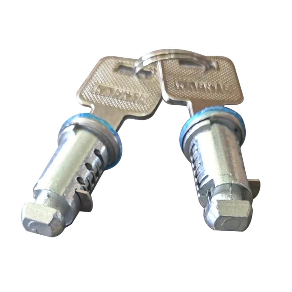 2SET Roof Bar Rack Barrel Security Locks With 2 Keys For Thule Halfords Roof Bars Cycle Carriers Exterior Parts Car Locks