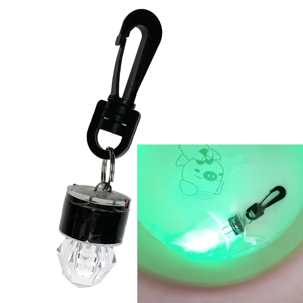 Miniaturized Safety LED Flashlight for Diving, 300 Hours of Autonomy, Enable in Water, LED Emergency Light with Clip