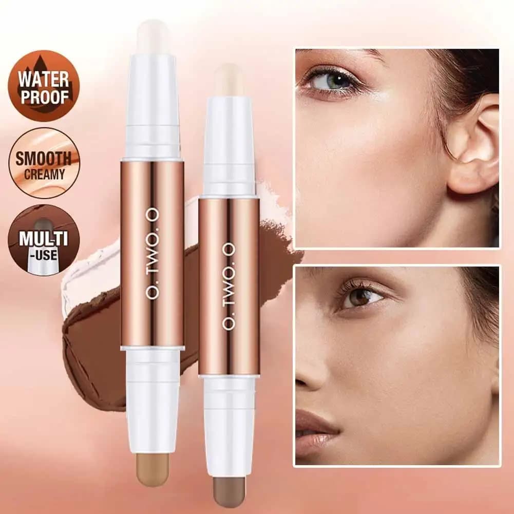 Set trucco viso Fondotinta Crema Pennello Correttore Idratante Liscio Impermeabile Copertura completa Trucco viso a lunga durata