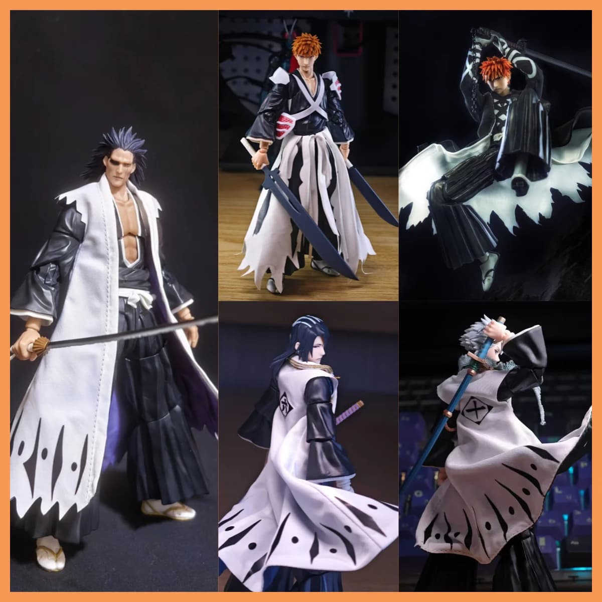 Fatto a mano 1/12 Personaggio Anime giapponese Piuma bianca Tessitura Mantello Mini Orlo Sciarpa Accessori per Action Figure Shf