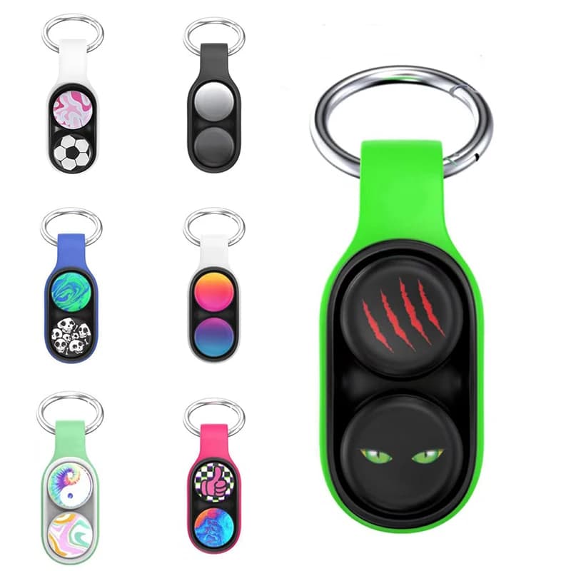 Nuova serie di spinner a mano giocattolo con magnete elastico giocattoli colorati di decompressione Fidget Spinner per adulti regali di Natale per bambini