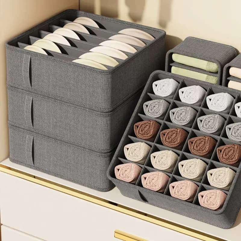 20/6/7/1 Grills Cation PP Socket Bra Pants Simplicity Organizers of cabinets and drawers Home sorting box Organizer storage box