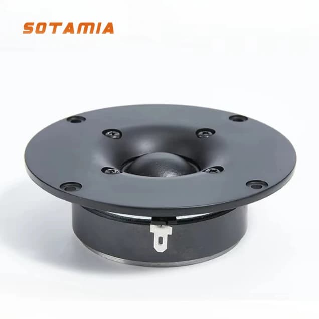 SOTAMIA 1Pcs 4 Inch Tweeter Audio Speaker 8 Ohm 60W HIFI Speaker Silk Film Dome Treble LoudSpeaker Horn Sound Music Home Theater