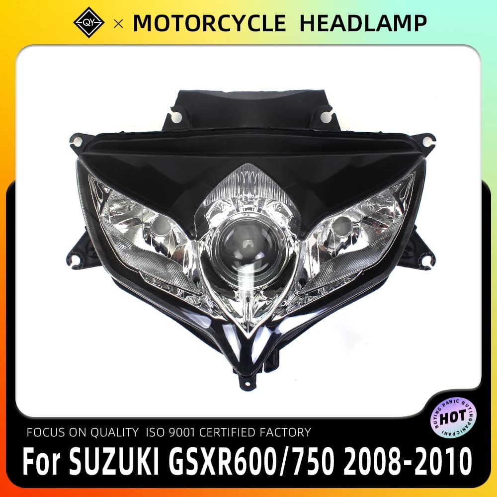 LQYL Motorcycle Headlight Headlamp Head Light Lamp Assembly For SUZUKI GSXR600 GSXR750 GSXR GSX-R 600 750 K8 2008 2009 2010