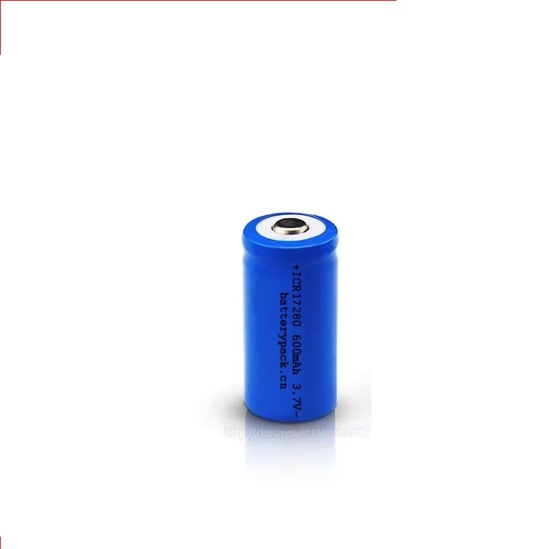 2pcs/lot ICR17280 17280 600mAh 3.7V electric toothbrush rechargeable lithium battery