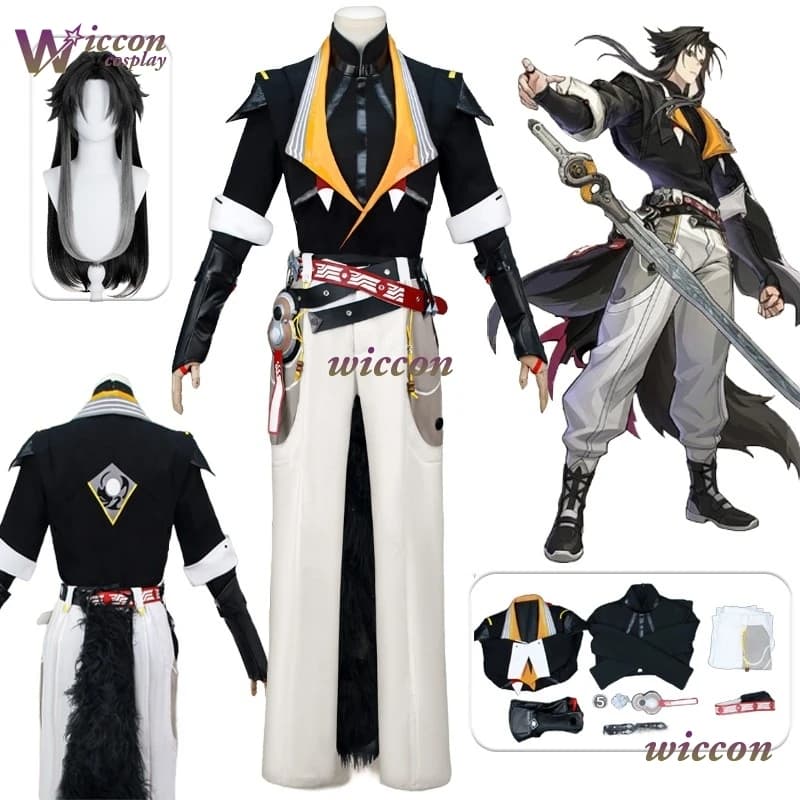 YesOK Gioco Zzz Zenless Zone Zero Ye Shiyuan Costume Cosplay Cloud-kui Mountain Nightmare-binder Uomini Hallowen Gioco di ruolo Vestiti