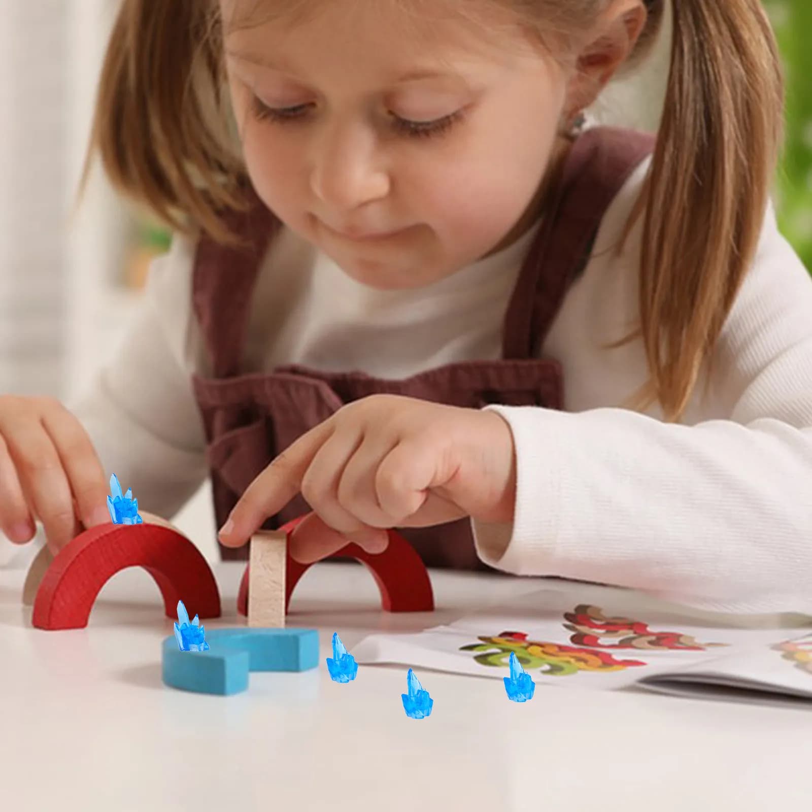 Set di 5 Accessori in Miniatura per Action Figure, Gioco Creativo Educativo per Bambini, Costruzione di Scene Immaginative
