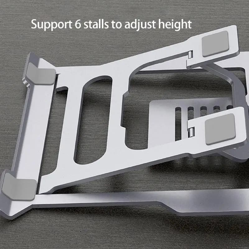 6 In 1 Laptop Stand With Multiports Hubs And Adjustables Height For Enhances Cooling And Connectivities 896C