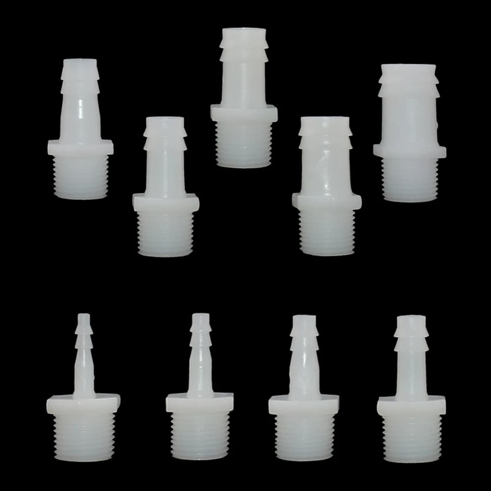 1/2 Inch Male Thread To 4/6/8/10/12/14/16/18/20mm Hose Barb Connector Fittings Water Tube Coupler Joint