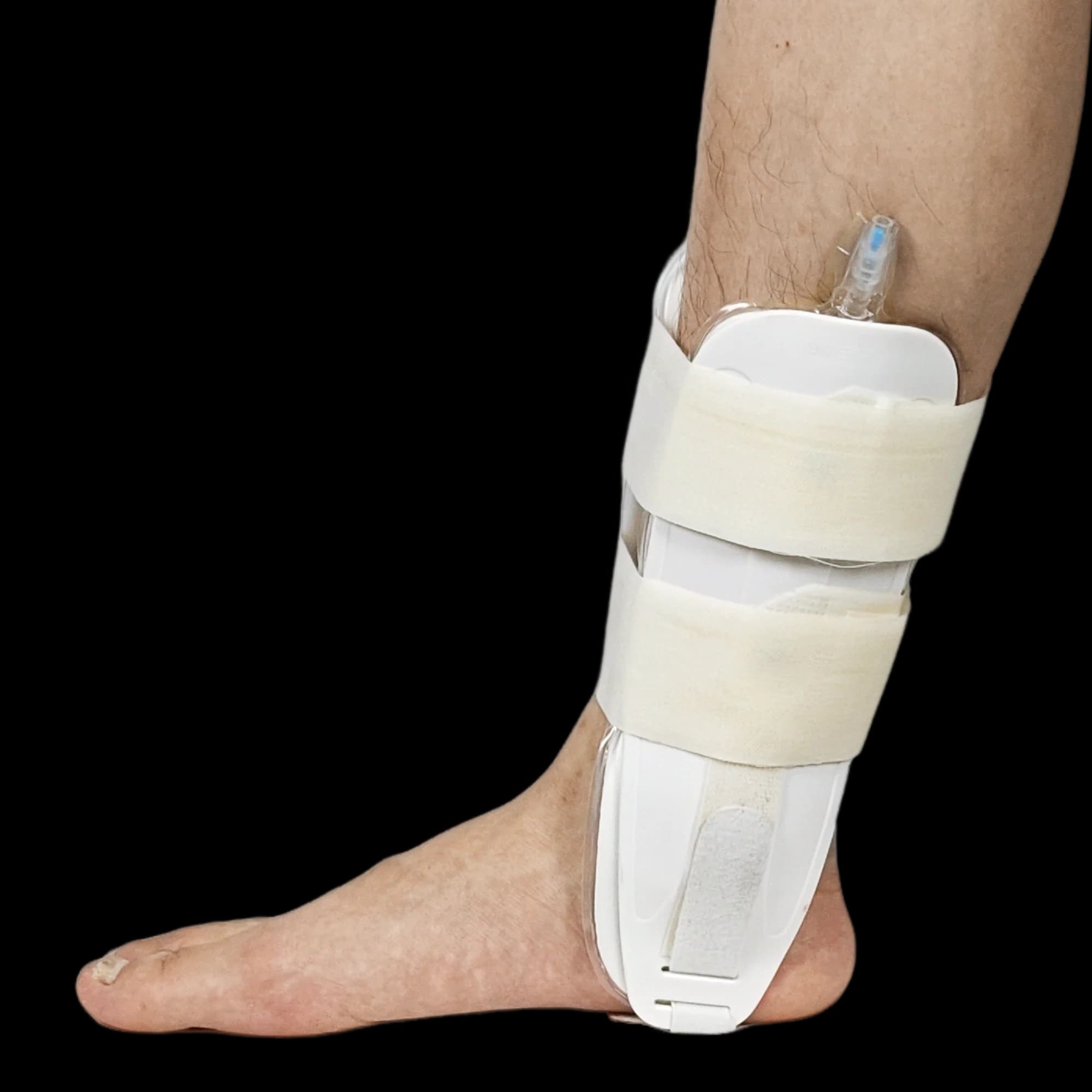 Supporto per piede caviglia regolabile con stabilizzatori laterali Tutore per riabilitazione per distorsioni e recupero da infortuni