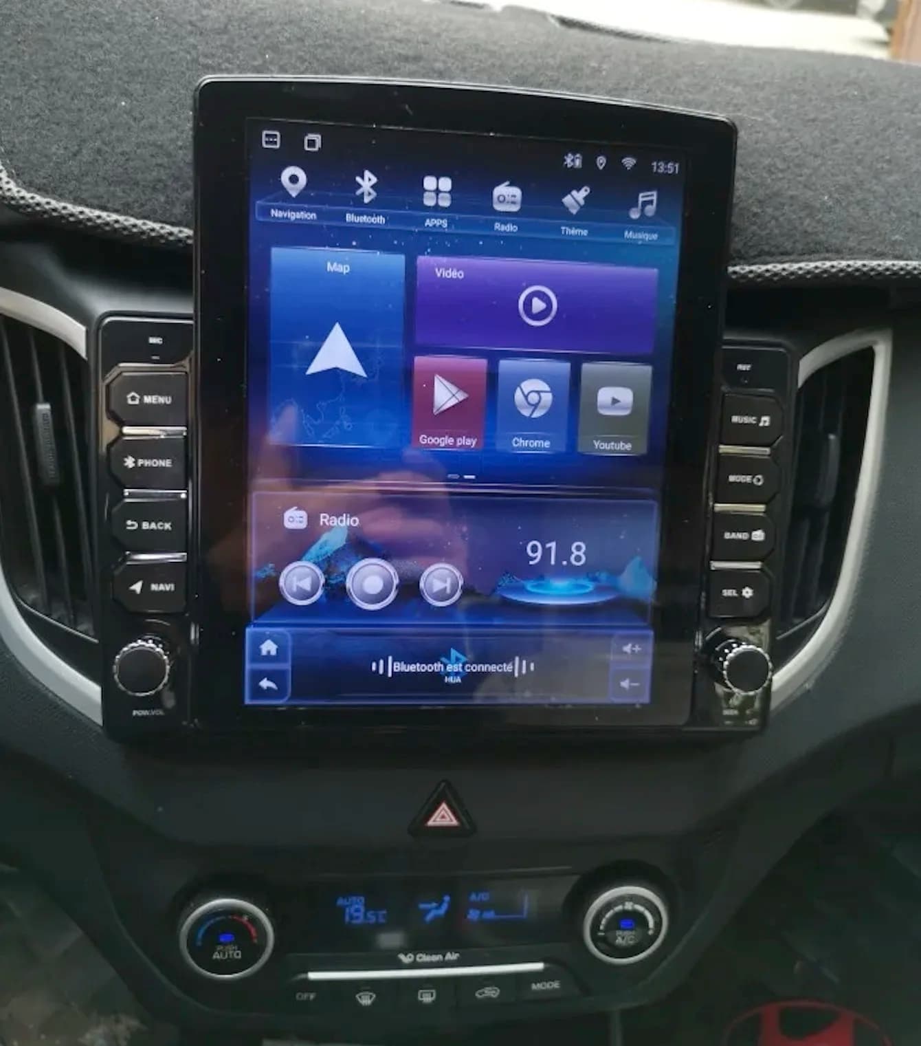 Autoradio Android 14 8G+128G per Hyundai Creta IX25 2014-2019, Stereo Multimediale, Tablet PC, GPS, Monitor, DVD, Carplay Auto
