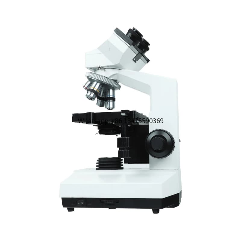 2025 Nuovo microscopio elettronico per scansione con microscopio biologico binoculare da laboratorio XSZ-107BN