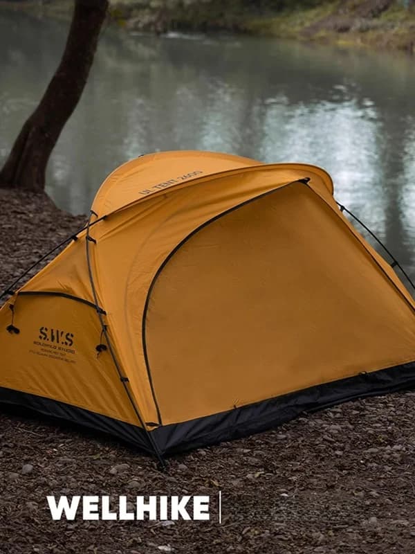 Tenda Leggera per Rifugio, Impermeabile e con Protezione Solare, per Escursionismo e Campeggio, Attrezzatura da Viaggio per Avventure all'Aperto