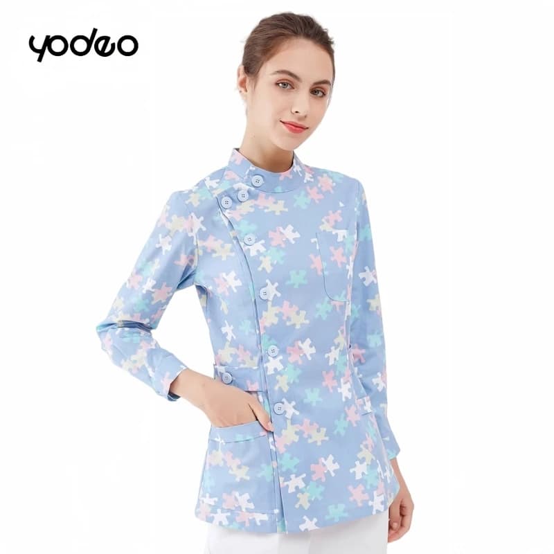 Uniforme infermieristica per maschi e femmine, top medici per ospedale dentale, toelettatura per animali domestici, forniture veterinaria, uniformi da donna per infermiere