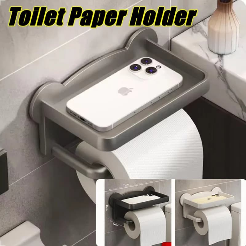 Porta carta igienica in lega di alluminio Porta fazzoletti Porta fazzoletti da bagno per mensola portaoggetti da bagno Accessori da bagno