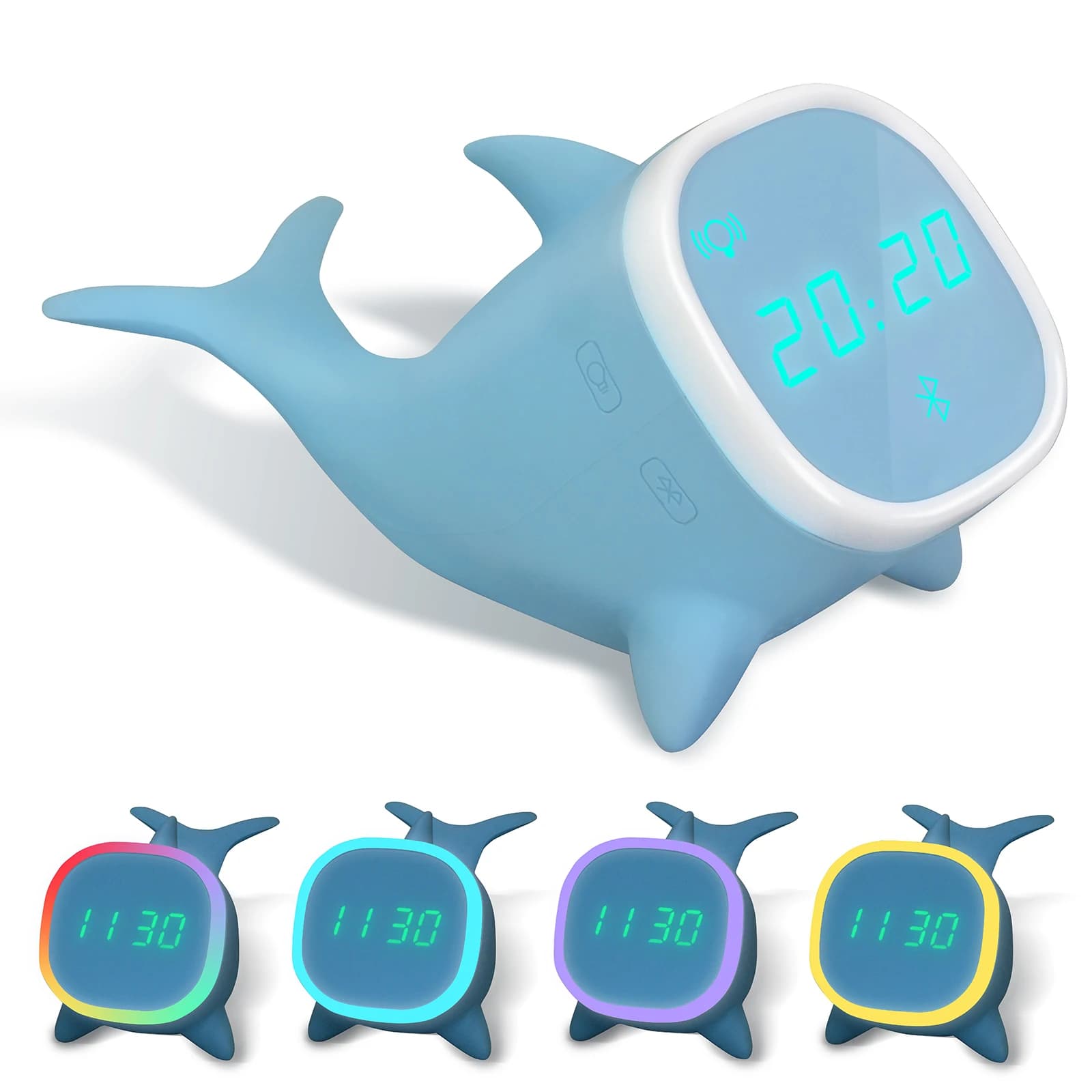 Digital Sveglie for Children, Alarm Clock with Trainer of the Sleep, Night Light at 7 Colors and Light for the Awakening