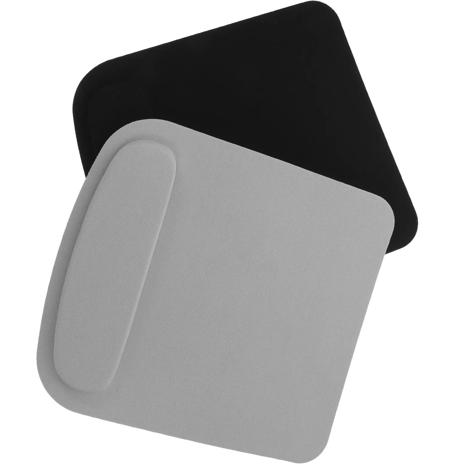 Set di 2 Tappetini per Mouse con Poggiapolsi Ergonomico in Eva Morbida Antiscivolo per Computer, Laptop e Gaming