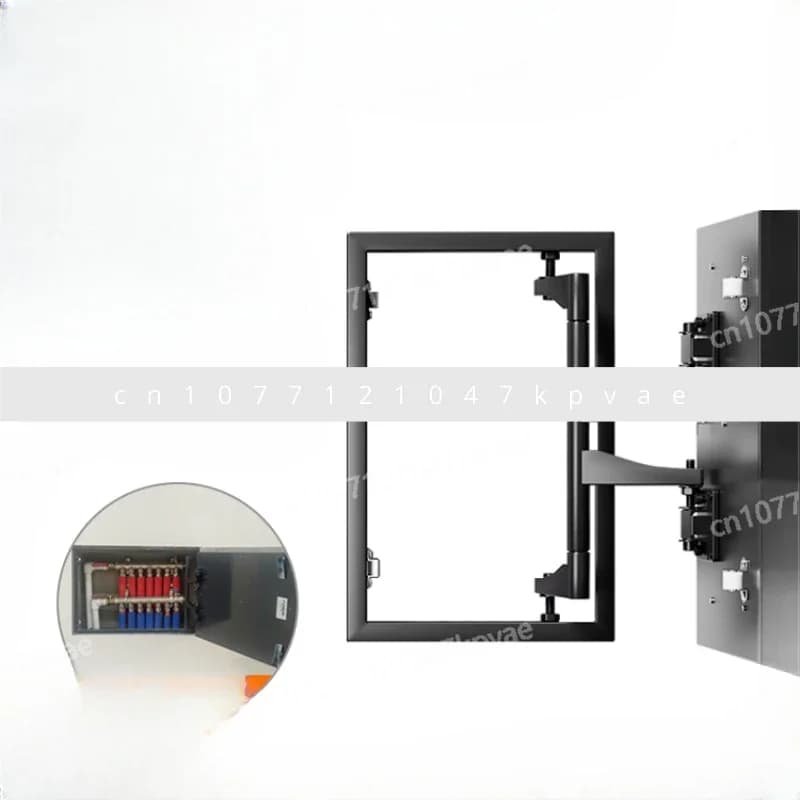 Copertura decorativa incorporata, porta di accesso invisibile, vasca da bagno con piastrelle nascoste, stanza dell'aria condizionata, porta di accesso al bagno