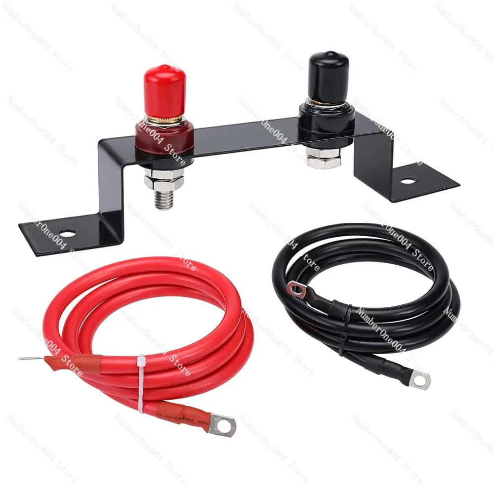 Avviamento del palo di salto della batteria 4/5/6/7AWG Kit di riposizionamento del terminale della batteria remoto in rame Pila di ricarica della batteria