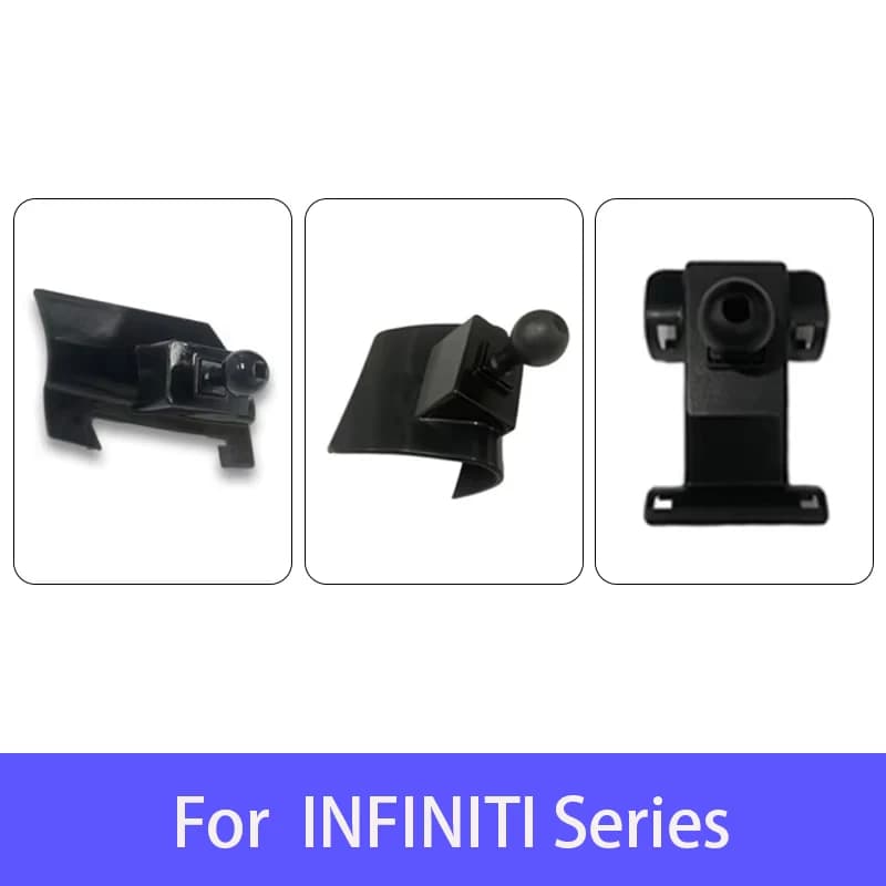 Per Infiniti Q50L/QX50/QX60 2018 2019 2020 2021 2022 Supporto per telefono cellulare per auto dedicato Supporto per base a scatto per auto con sfera per la testa