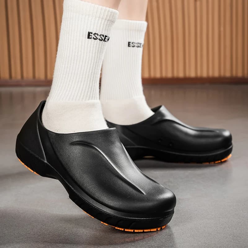 Sandali Estivi da Uomo Antiscivolo in EVA, Scarpe da Chef per Uomo, Impermeabili e Resistenti all'Olio