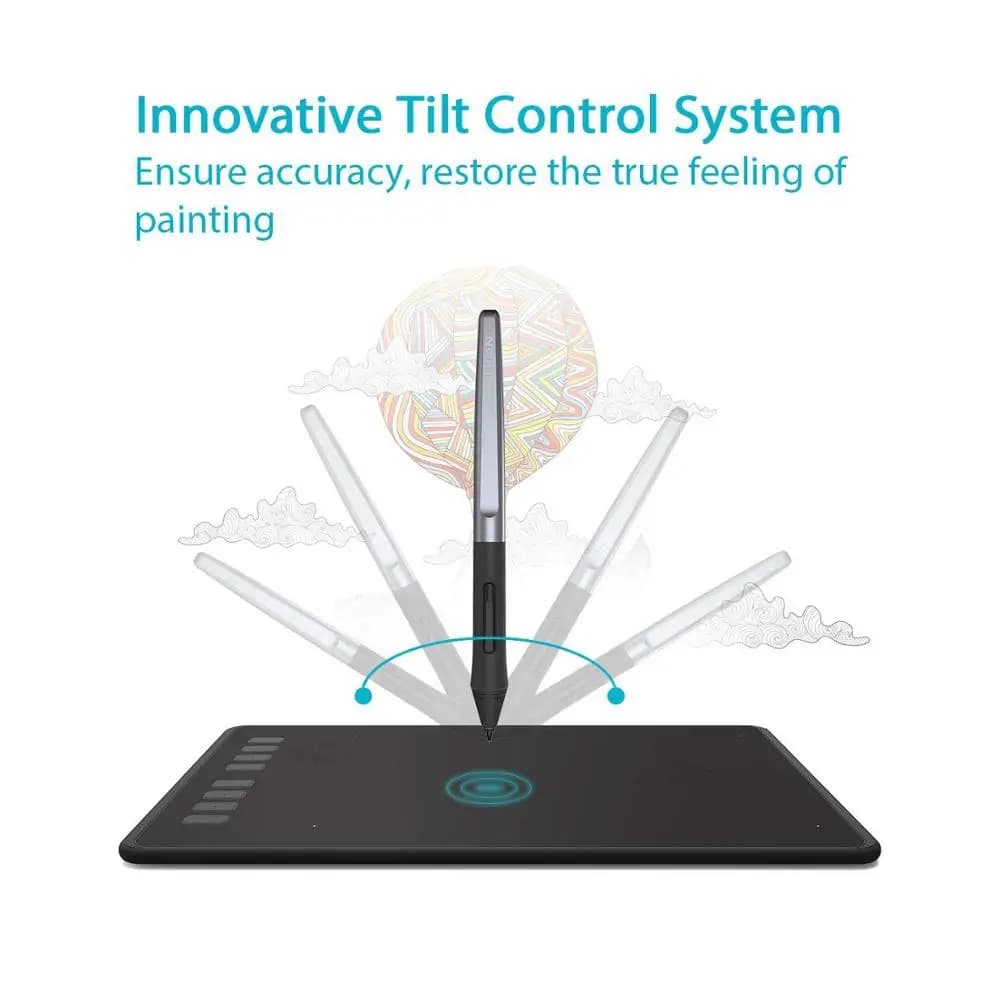 Inspiroy H950P Graphic Tablet Professional 8192 Levels Tilt Pen Tablet Drawing GraphicTablet with Stylus Animate