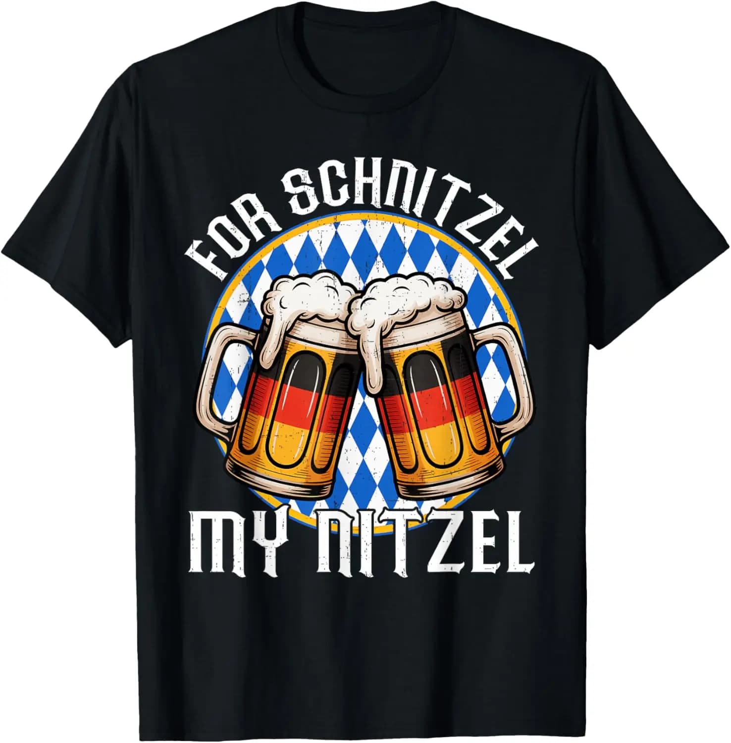 Per Schnitzel My Nitzel Boccale di birra Oktoberfest Uomo Donna T-shirt Moda estiva Casual Cotone Grafica T-shirt Streetwear Top Tee
