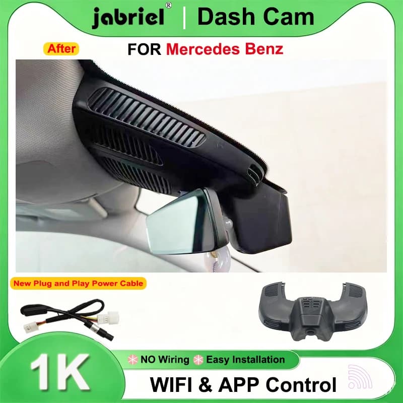 Jabriel for Mercedes Benz GLS x166 GLE 350 400 450 500 43 53 63 for Mercedes Benz GLE w167 c292 2019 2020 2021 HD 1080P Dash Cam