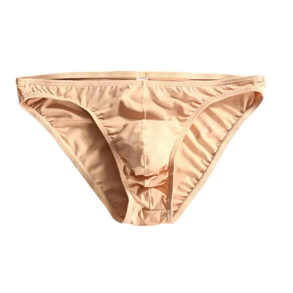 2026 Men Briefs Low-rose U-Convex Tight Cut High Elasticity Panties Solid Color Breathable Comfortable Underwear