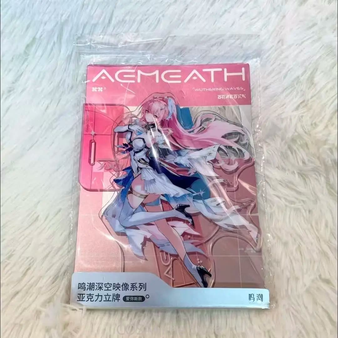Wuthering Waves Anime Game Aemeath LUUK HERSSEN Cosplay Statuetta in Acrilico da Collezione, Ornamento da Tavolo/Scrivania, Regalo