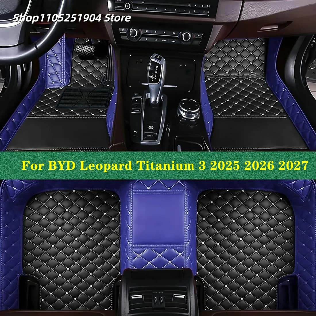 Tappeti per auto Tappetini per auto per BYD Leopard Titanium 3 2025 2026 2027 Tappetino per auto Accessori interni