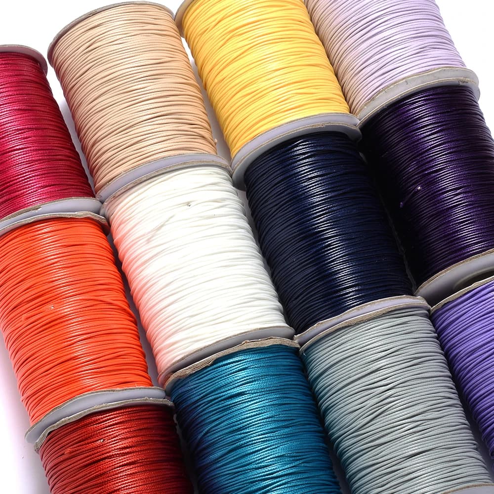 0.5-3.0mm line eco-leather waxed rope PU leather thread jewelry making necklace bracelet DIY accessories (not 1 roll)